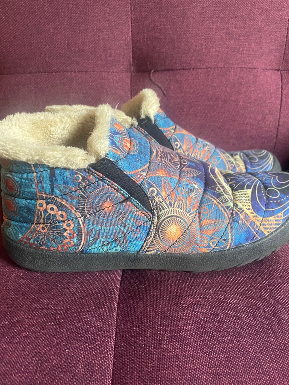 Yes we vibe boho slipper boots